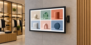 Android interactive digital signage touchscreen monitor