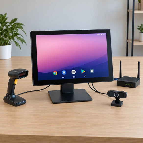Android touchscreen monitor software hardware and network compatibility review