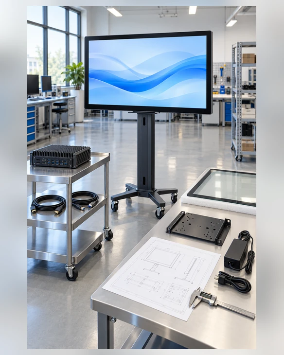 Touchscreen selection risks covering technology, structure, computing and installation