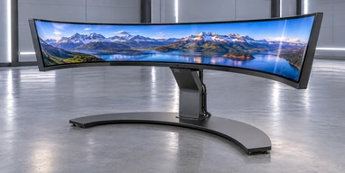 Curved Multi Touch Monitor