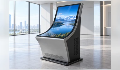 J-type and C-type curved touchscreen monitor profiles