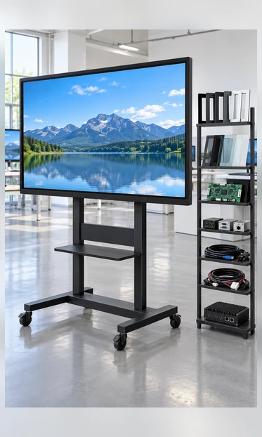 custom display touch housing interface and mounting options for 55 inch touchscreen monitor