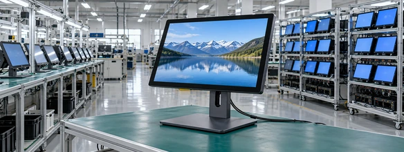 Lucky-XFC desktop touchscreen monitor manufacturing and engineering support