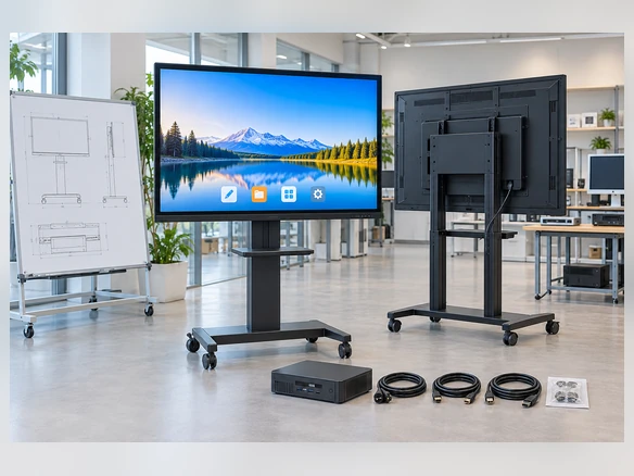 55 inch touchscreen monitor project review and inspection