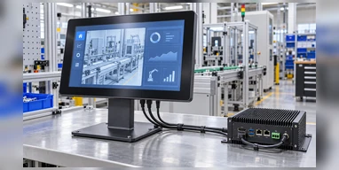 External host integration for a USB C touchscreen monitor