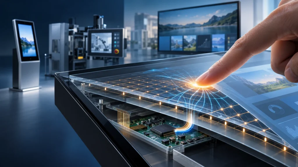 how does a touchscreen actually work