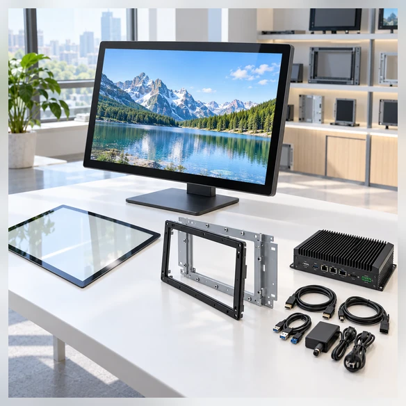 Three-axis touchscreen monitor classification by technology, structure and computing