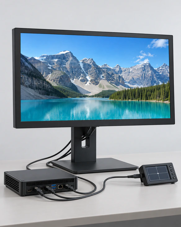 HP touchscreen monitor video USB touch and power validation