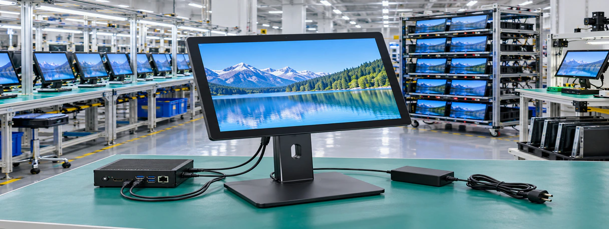 Lucky-XFC independent touchscreen display engineering support