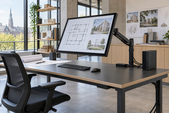 HP touchscreen monitor migration review for a warehouse packing workstation