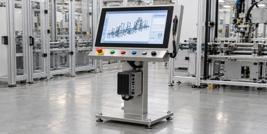 Pen-operated industrial control panel