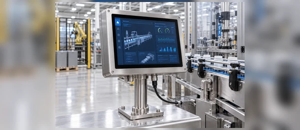 Industrial USB C touchscreen monitor for equipment integration