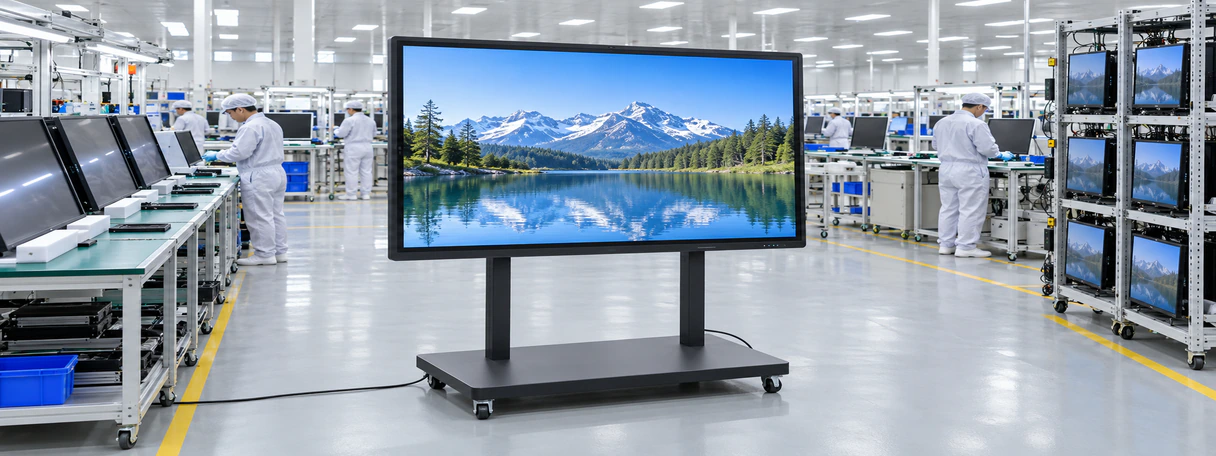Lucky-XFC multi touch monitor manufacturing and engineering support