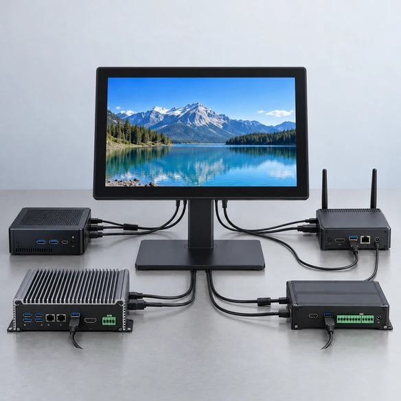 Multi touch monitor compatibility with Windows Android Linux and other hosts