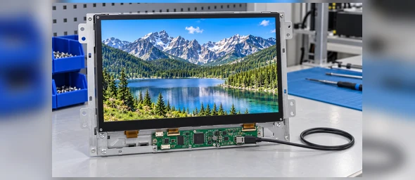 Open-frame USB C touchscreen monitor for enclosure integration