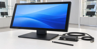 PCAP monitor operated with a passive capacitive stylus