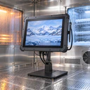 Industrial touch monitor operating conditions icon