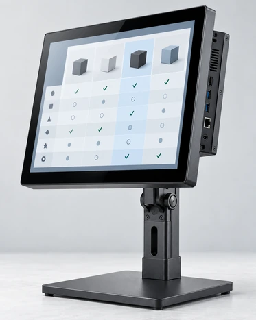 Touchscreen monitor alternative selection matrix for replacement and integration projects