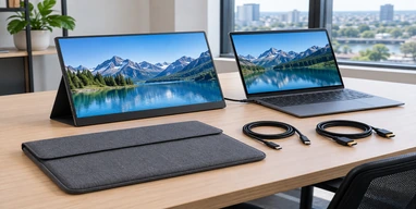 Portable Desktop Touchscreen Monitor