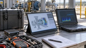 Portable touchscreen monitor used as an auxiliary workstation display