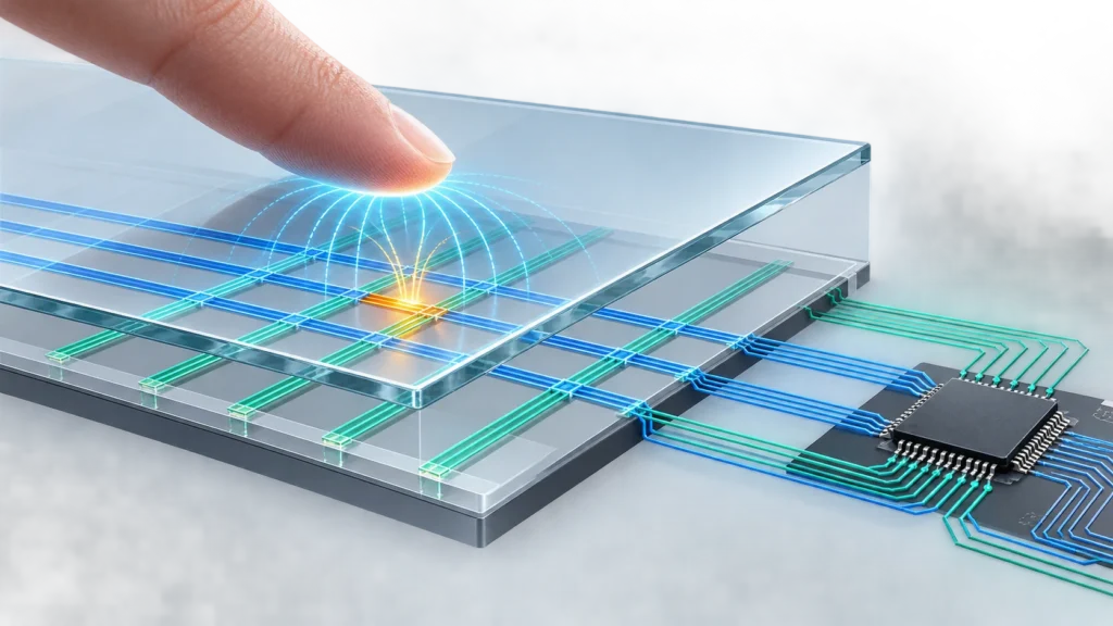 projected capacitive touchscreen working principle