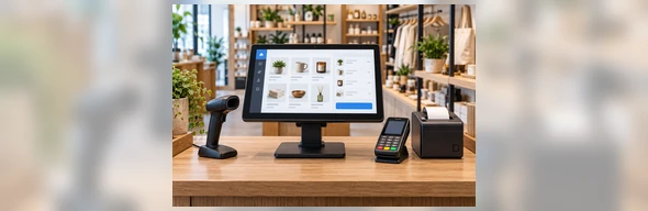 Touchscreen monitor used in a retail POS terminal