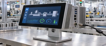 Small touchscreen computer with integrated processing module