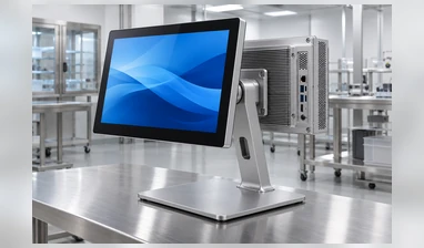 Touchscreen all-in-one computer with integrated motherboard