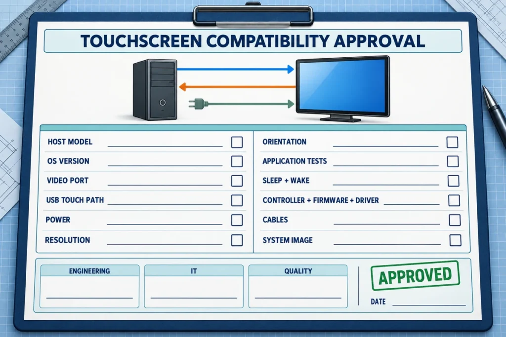 touchscreen monitor computer compatibility checklist