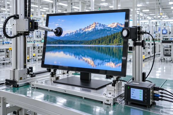 Lucky-XFC touchscreen monitor manufacturing and inspection