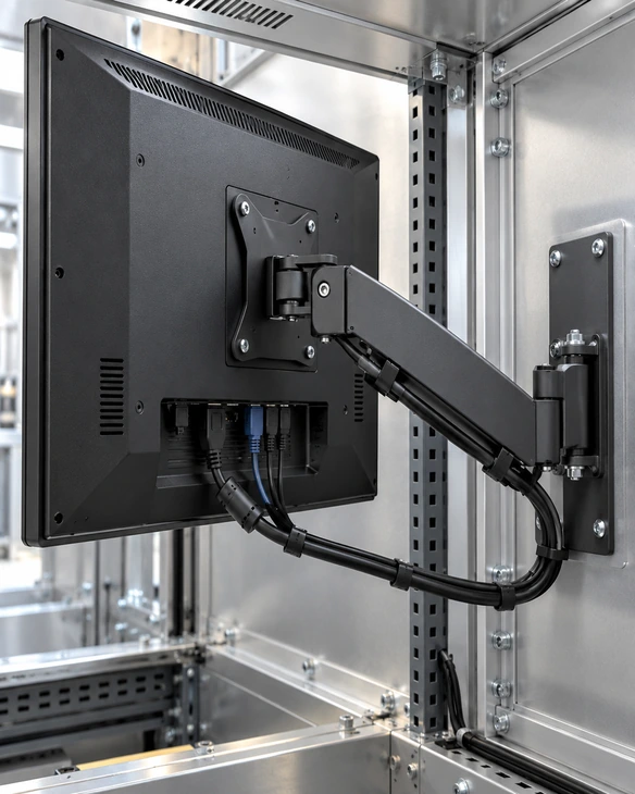 Touchscreen monitor host video USB touch and driver validation