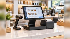USB C touchscreen monitor for a commercial POS terminal