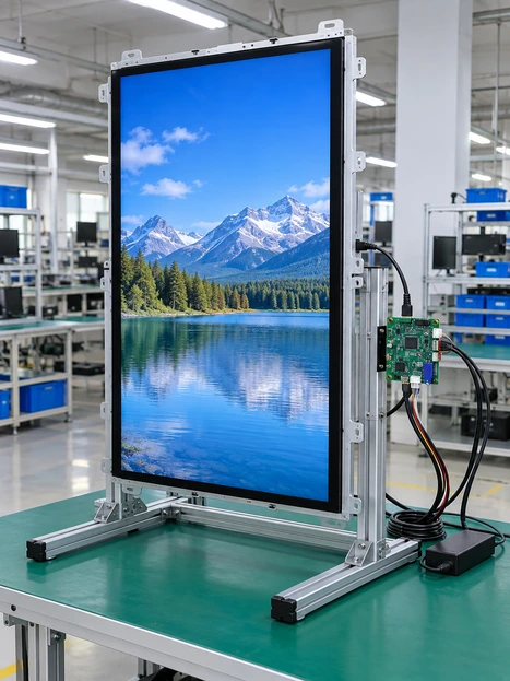 Open-frame 10-point multi touch monitor models