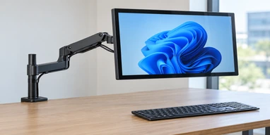 VESA & Stand-Mounted Desktop Touchscreen Monitor
